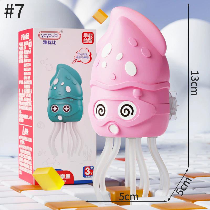 Electronic Dancing Squid Toys Magical Dancing Jellyfish Led Glowing Light Music Playful Dancing Octopu Best Kids Festival Present
