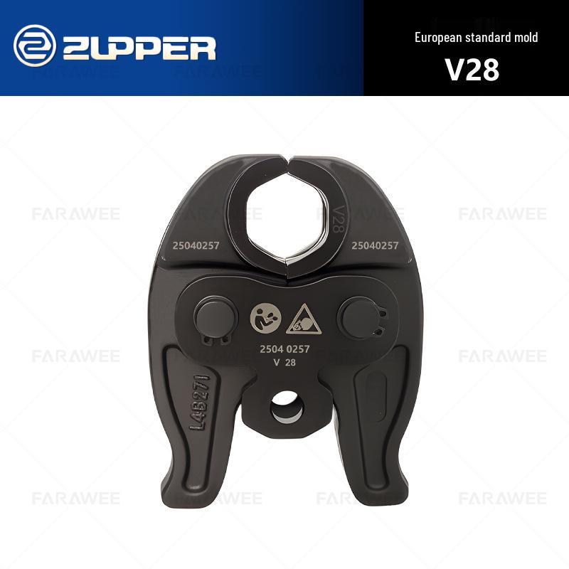 Cap de clește de presare pentru țevi din oțel inoxidabil tip V, standard european Zupper (Model PZ/MP-1930)