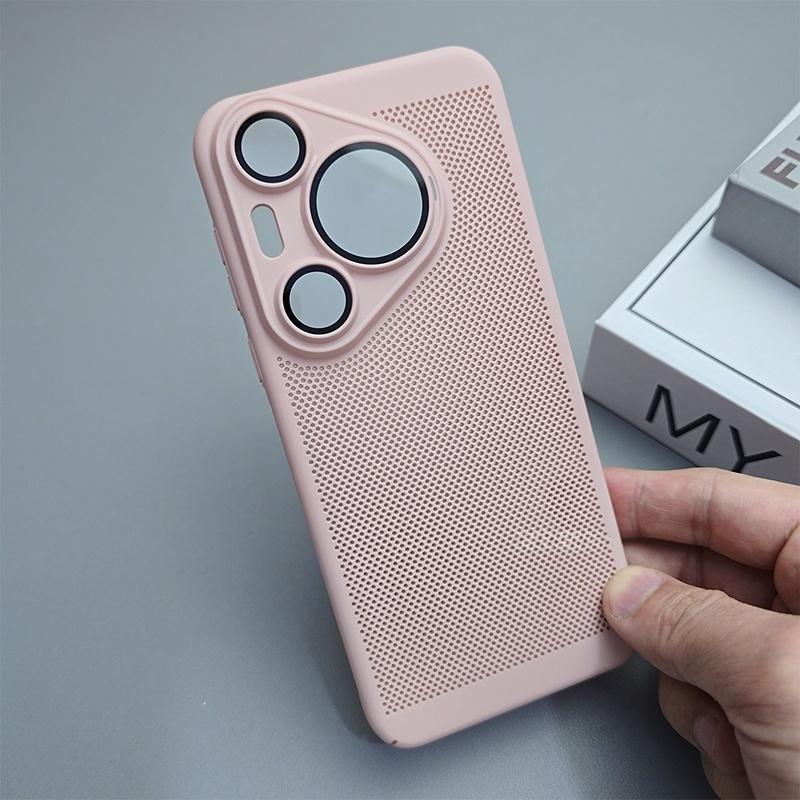 Huawei Pura 80 70 Ultra P80 P70 P60 P50 Pro P60Art P50E P40 Glass Lens Protection Cover Cooling Heat Dissipation Phone Case