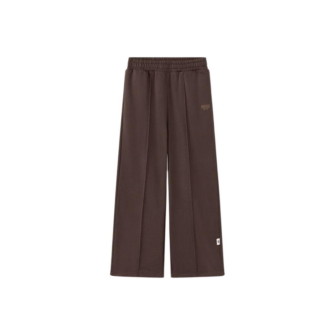 Skechers Sport Alliance Series Logo Loose Fashion Knitted Sweatpants Women bottoms L325W055-05U5 S
