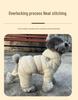 British Style Waterproof Cotton Coat for Small Dogs - Warm Four-Legged Winter Clothing for Pomeranians and Teddy Breeds