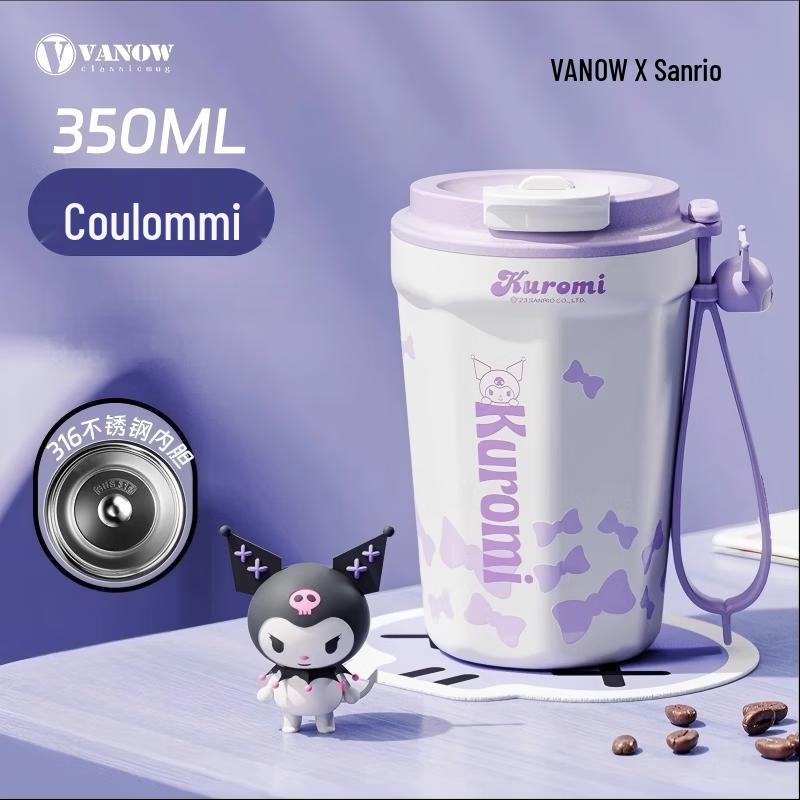 

Vanow Kuromi Insulated Portable Tumbler with Straw 350ml