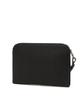 Daks Men'S Accessories Black Lolo Pattern Cowhide Clutch Bag Dbba6F006Bk