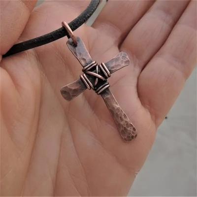 Fashion Punk Cross Pendant Creative Necklace 1pc Necklace Men'S And Women'S Clavicle Chain Birthday Party Anniversary Gift  Jewelry Accessory