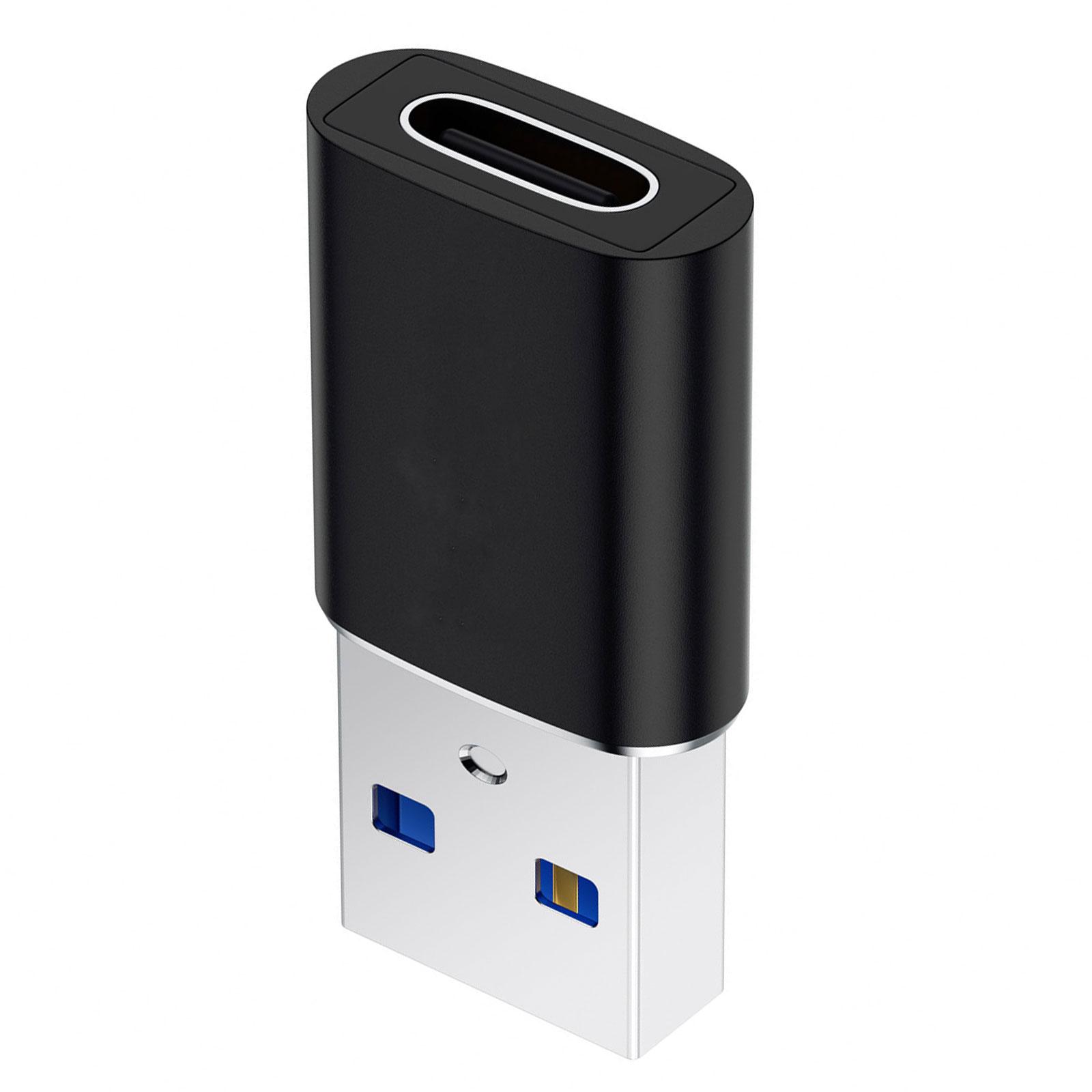 

Portable USB3.0 To Type C Adapter Converters Easy Installation Durability Aluminum Construction Supports QC3.0/AFC