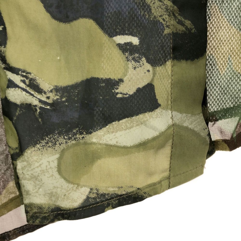 DIESEL camouflage Long sleeve asymmetry shirt XS Different material Women Used