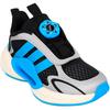 Adidas Galaxy Synthetic Leather Comfortable Versatile Non-Slip Shock Absorbing Low-Top Running Shoes Kids Running Shoes Blue Black JQ6718