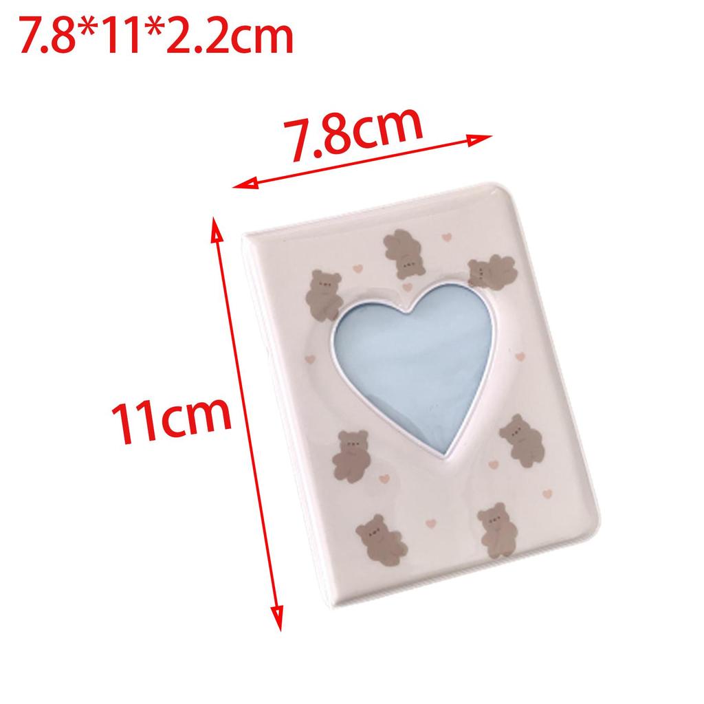 3 inch Photo Album Photocard Sleeves 20 Sheets 40 Pockets Lightweight Cards Binder Photocard Holder Book for Anniversary Gifts