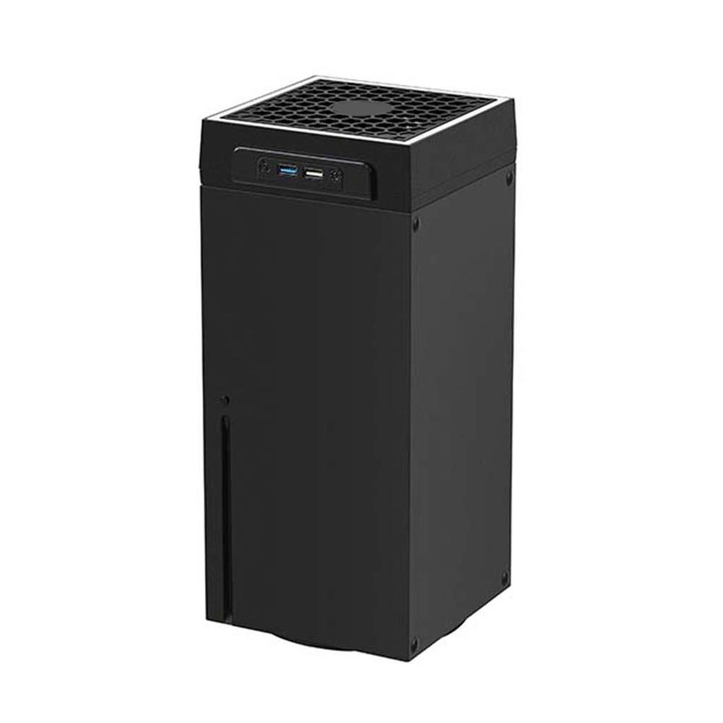 Cooling Fan for XB Series X with RGB Light Strip, 3 Levels Adjustable Console Cooler 1600/1800/2000rpm with USB Port