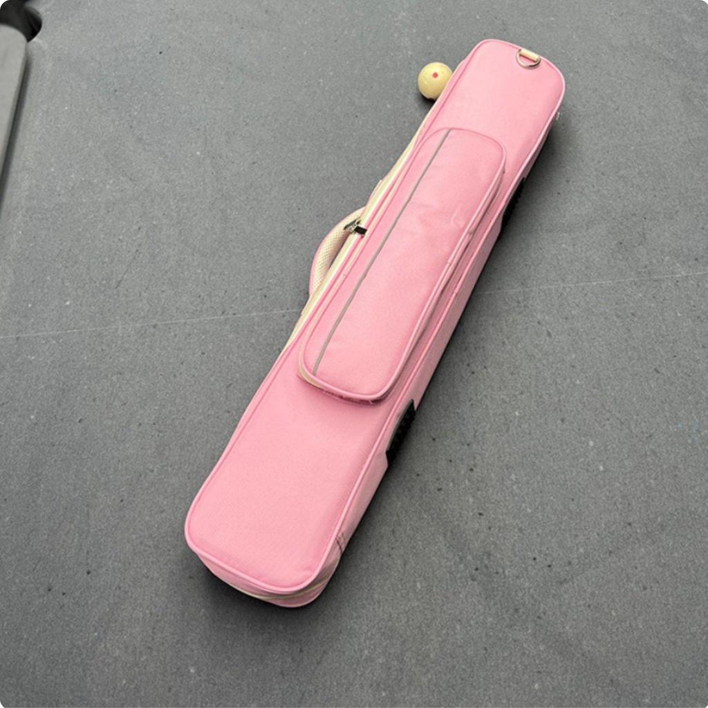 7-Loch Billard Queue Tasche Stilvolles Design Große Kapazität Tragen Doppelte Tragemöglichkeit