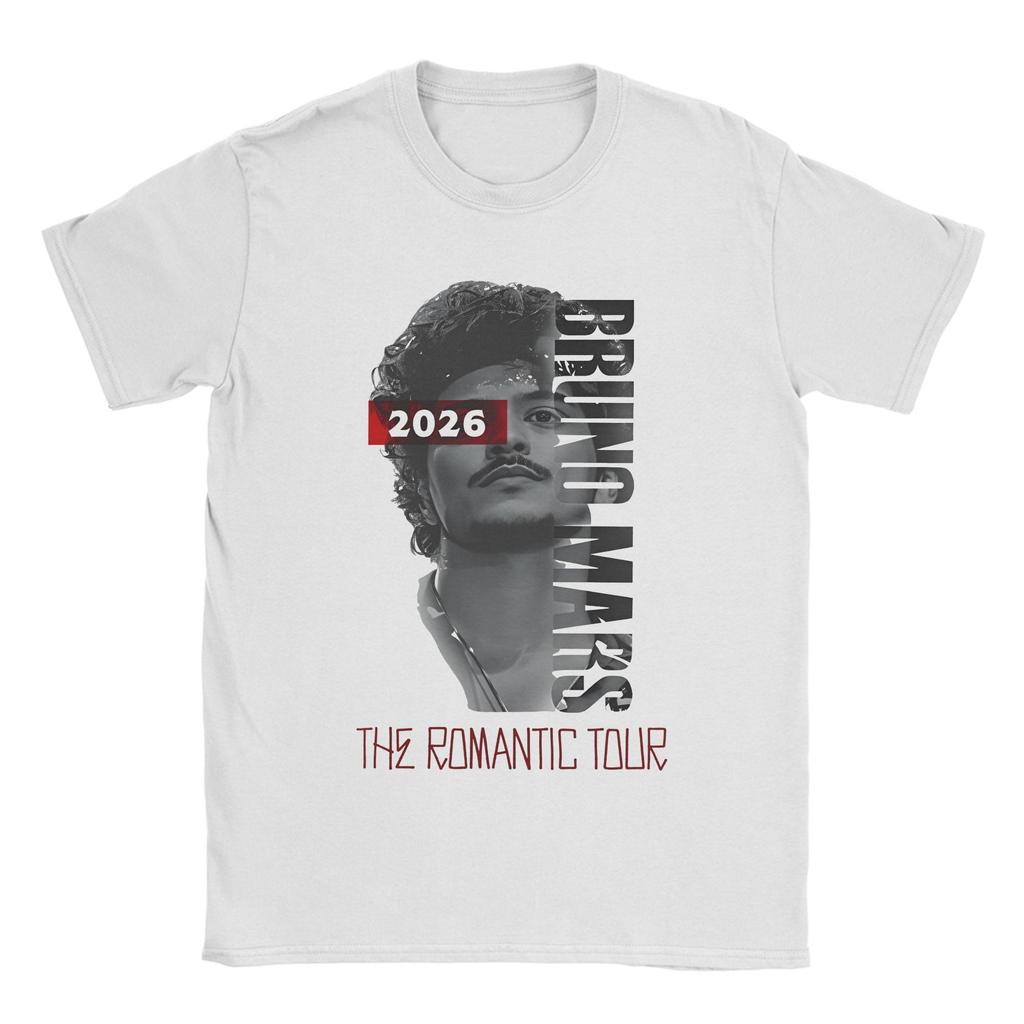 Bruno Mars 2026 THE ROUnisexTIC TOUR Accessories Unisex Women T Shirt 100 Cotton Tee New Arrival Tshirt Clothes