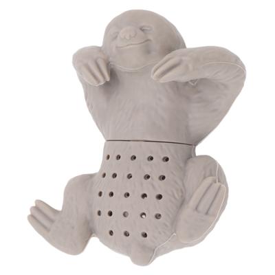 Infusor de Té de Silicona Forma Animal Linda Colador de Té de Silicona Flexible Filtro Difusor Remojador para