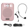 Amplificateur vocal portable Microphone rechargeable Haut-parleur Radio Support carte mémoire