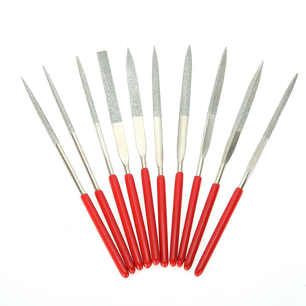 

10pcs Steel Filing Tool Woodworking DIY Handcraft Wood Rasp Files Needle Mini File Set