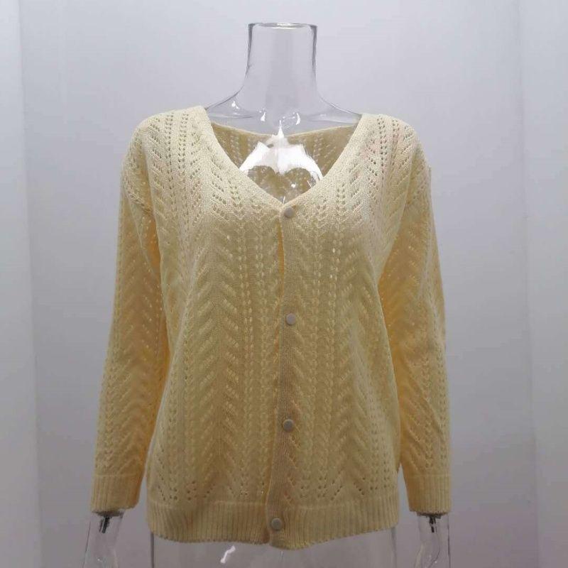 Fashion Women Knitted Blouse 2020 Autumn Casual Ladies Tops