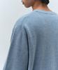 Musinsa Standard [Victoria Wool] Minimal Ribbed Crew Neck Knit [Sky Blue]