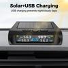 USB/Solar TPMS T21 Digital Display Car Tire Pressure and Temperature Monitoring Alarm System