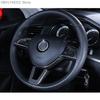 Car Steering Wheel Decoration Cover Frame Panel Trim for Skoda Kodiaq Octavia A7 Rapid Yeti Superb Kamiq FABIA