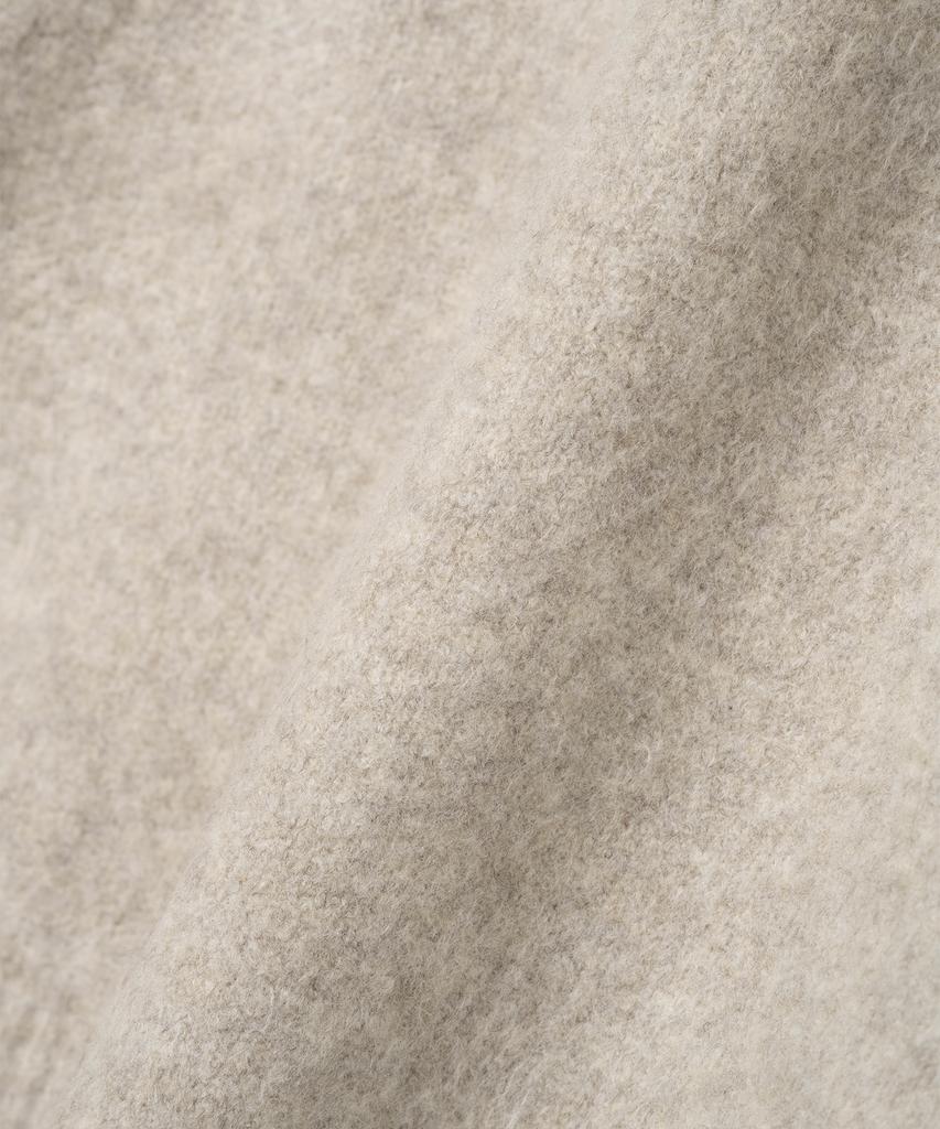 MILLO ARCHIVE Crop Silhouette Knit [White Melange] (Type A)