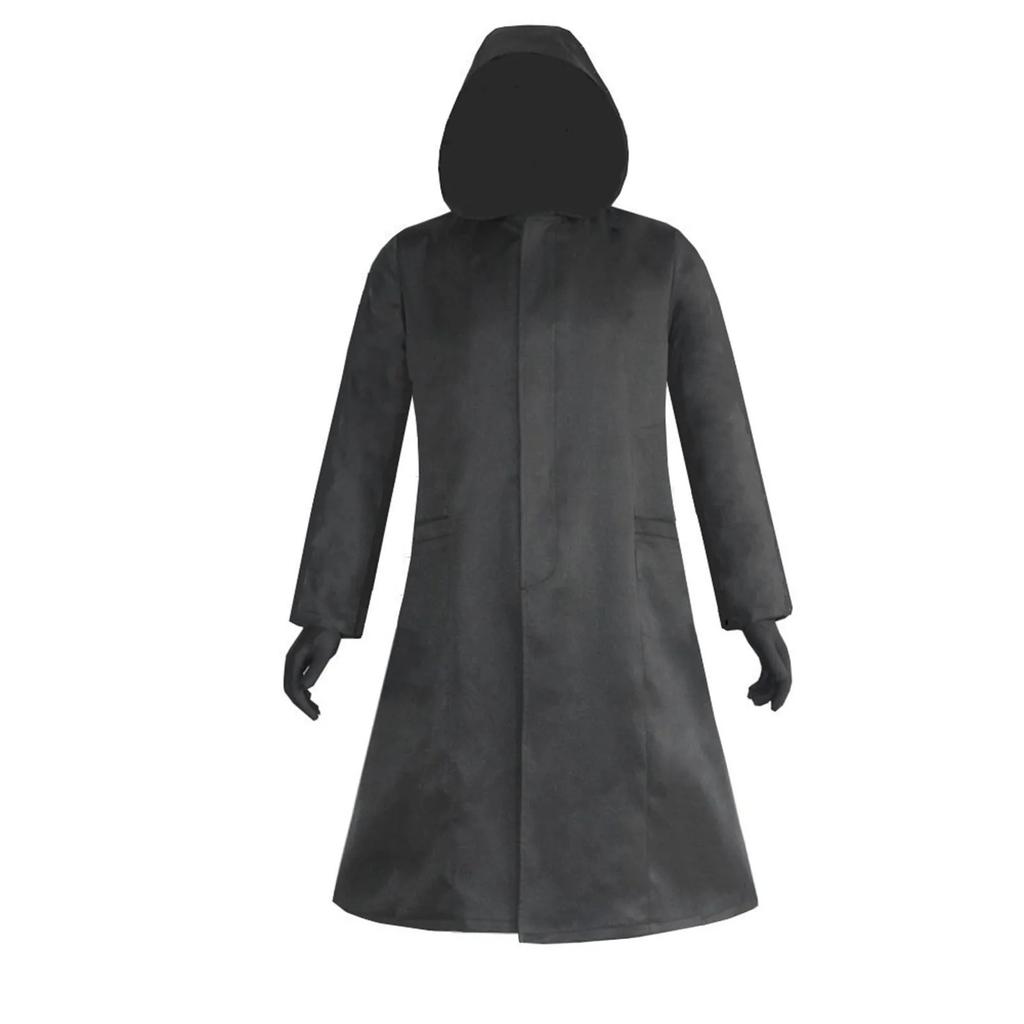 Korean Drama Game Cosplay Costume With Gloves Man Black Jumpsuit Triangle Disguise Round Square Carnival Party Men Medieval Coat