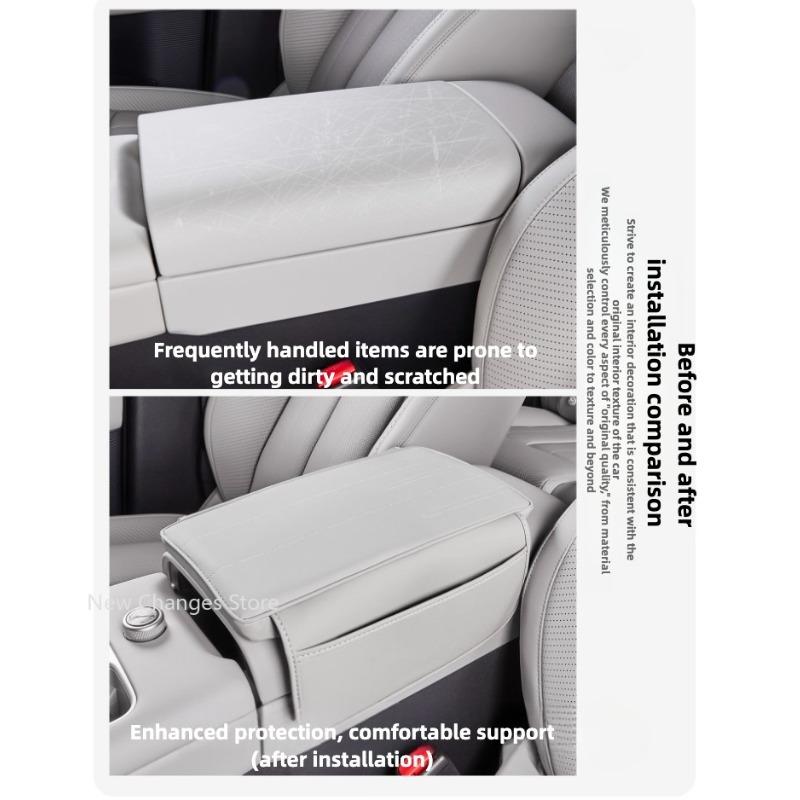 For BYD Ti 7 2025 2026 Armrest Box Protection Cover Durable Anti-scratch Pad Car Interior Accessories
