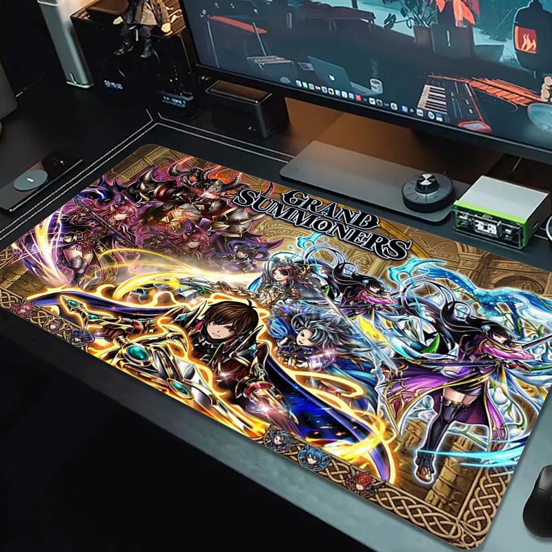 Grand Summoners Color Mouse Pad Large Gaming Table Cushion Non-slip Laptop Tablet Big Mousepad XXL Mat Mini PC Playmat With Lock Edge