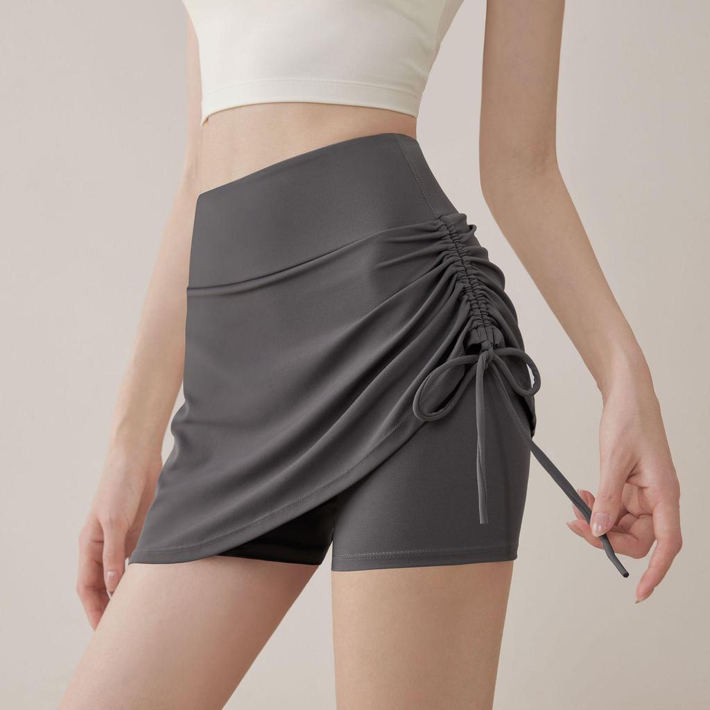 Shorts de Yoga de Cintura Alta para Mujer - Elevación de Glúteos, Fitness Deportivo, Estilo Transfronterizo