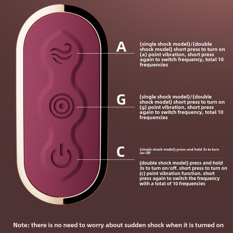 Powerful G-spot Vibrator Clitoral Vaginal Massager Nipple Anal Stimulator Three Point Vibrating Dildo Female Masturbator