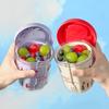 Leak Proof Breakfast Cup Reusable Drain Fruit Cup Multifunctional Oat Container  Office