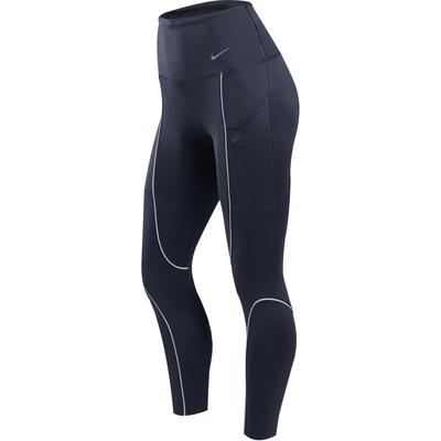 Nike Go Dri-Fit Womens Sports Series Logo Quick-Dry High-Waisted Tight Sports Leggings Women Leggings Black FZ0006-010