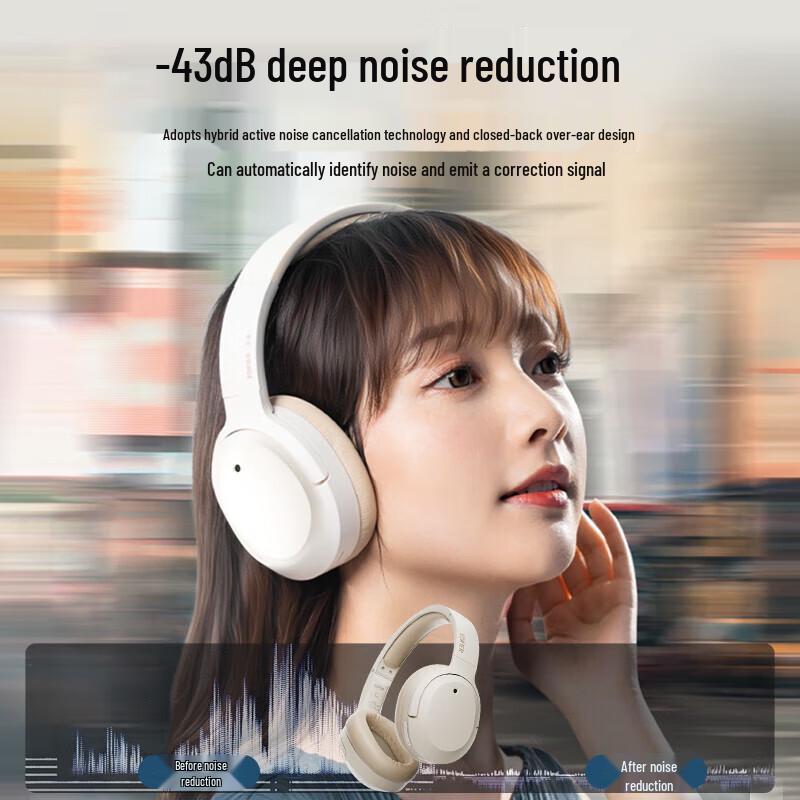 Edifier W820NB Dual Gold ANC Bluetooth Headphones