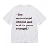 Women's T-shirt With Inspirational Quote Graphic White 100% Cotton Oversize Tops