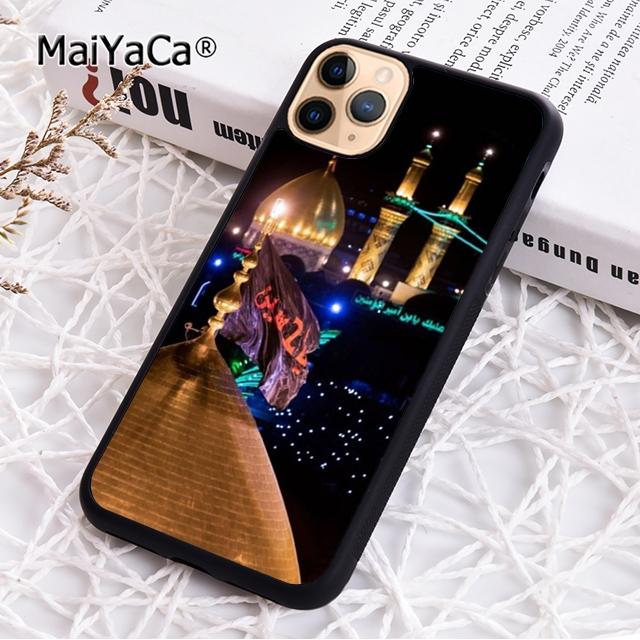 

MaiYaCa Islam Shia Imam Ali Iraq Arabic Phone Case For iPhone 17 Air 16 16e 15 plus 11 12 13 14 pro max coque iPhone 11pro max
