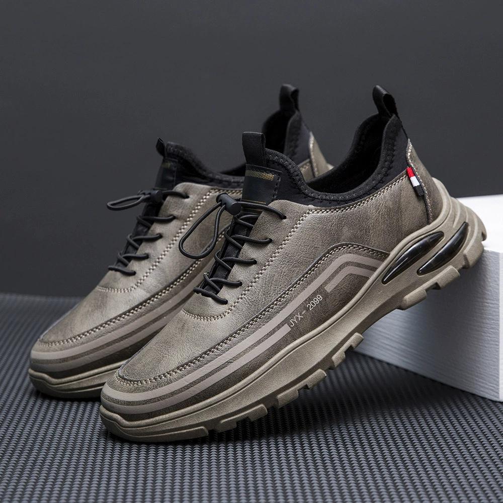 Sneakers Men's  Spring New Trend Versatile Outdoor Running Shoes Breathable Flying Weaving Casual Shoes