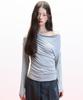 HAE BY HAEKIM [Atelier] Strap Drape Top_Gray