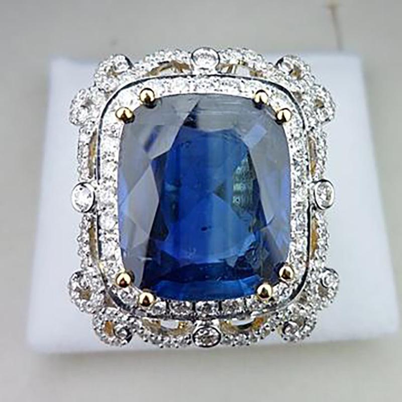 Nuovi gioielli, anello retro stile corte con motivo traforato per donna, anello di lusso moda per pendolari