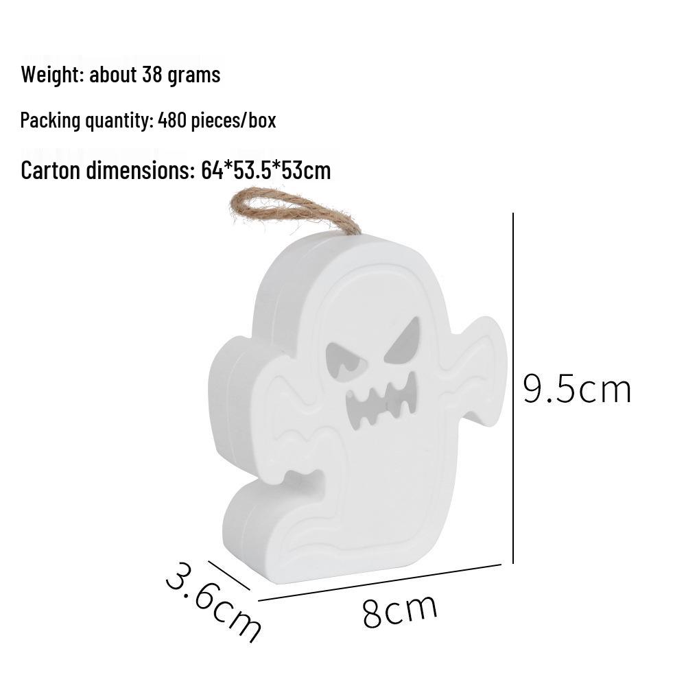 Halloween Skull Candle Lantern: Colorful Flashing Pumpkin Ghost Decoration
