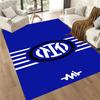 Inter Milan Area Rug Perfect For Living Rooms Hallway Entryway Dormitory Antislip Carpet Anime Office Decor