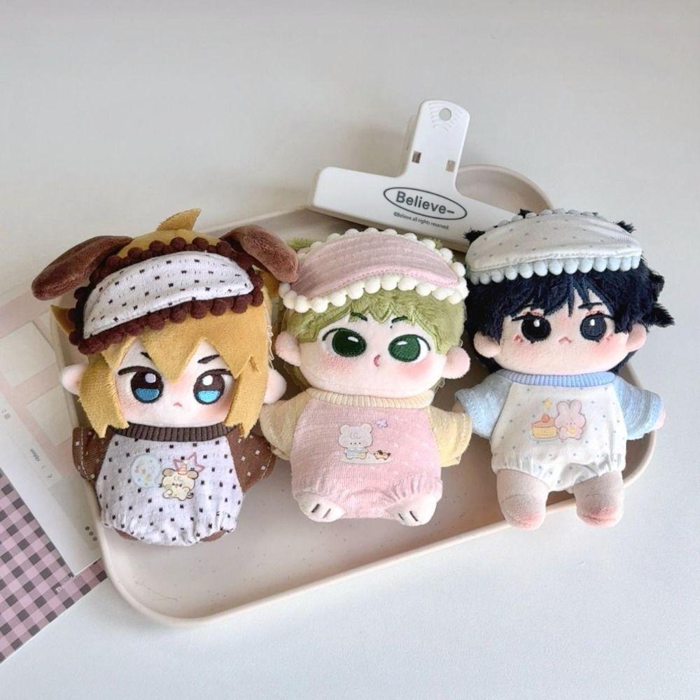 

Outfit 20cm Cotton Doll Clothes Cartoon T-shirt Plush Doll Clothes Children s Gift 10cm рожевий