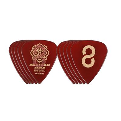 MASTER 8 JAPAN INFINIX TEARDROP HARDGRIP Guitar Picks X 10 IFS-TD080 0.8mm