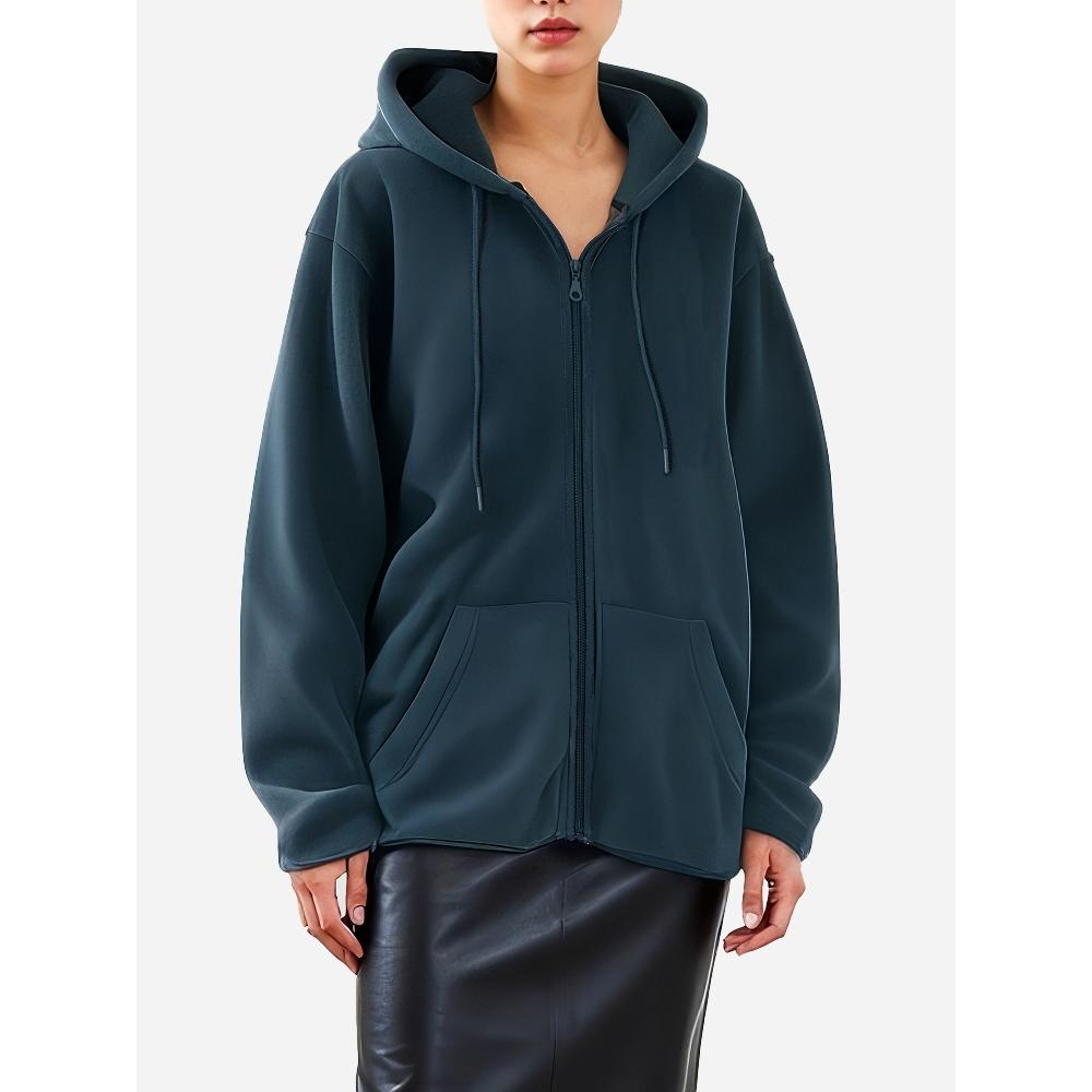 

Daiso [звичайний] Флісова толстовка на блискавці L xL Темно-синій [Common] Fleece Hoodie Zip Up XL Navy