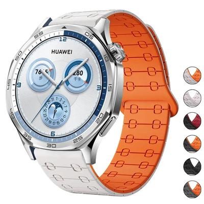 Silicone Band For Huawei Watch GT 6 GT6 Pro 46mm Strap Magnetic Loop Correa For Huawei Watch 5 Pro 4 3 GT6 GT5 GT4 GT3 GT2 GT2e