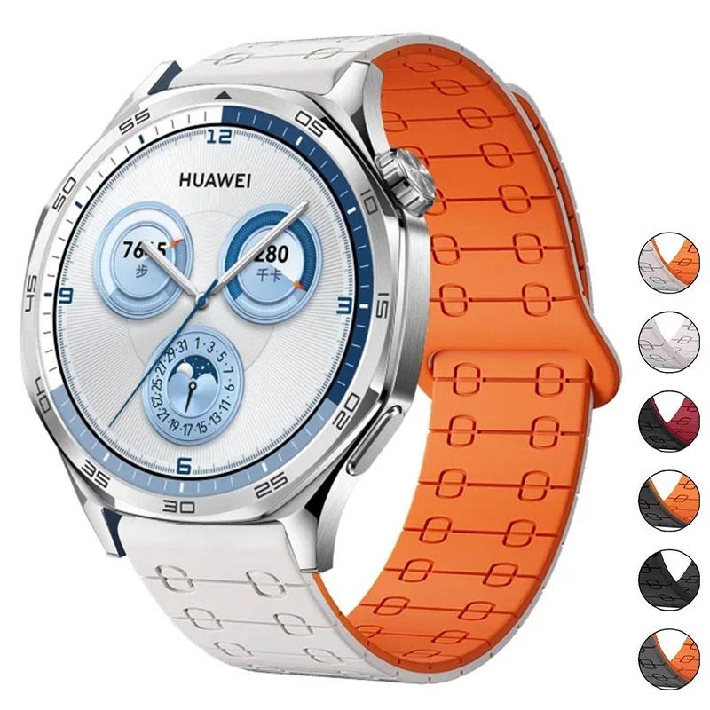 22mm Magnetic Silicone Strap For Huawei Watch GT6 5Pro GT5 46mm Sport Band For Redmi Watch 5 Active/5 Lite For Amazfit Balance