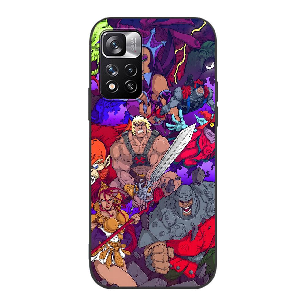Anime Masters of the Universe Revolution Case for Xiaomi Redmi Note 8 10 10S 11 9 11S 7 12 Pro Plus 12S 9S 8T 11E Pro Soft Cover