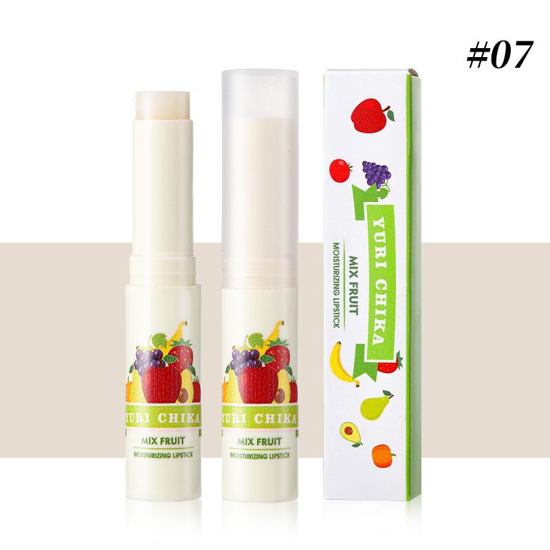 

YURI CHIKA Фруктовый бальзам для губ 4 г Теплая сменная помада Губная помада Мужчины Женщины Губы 7