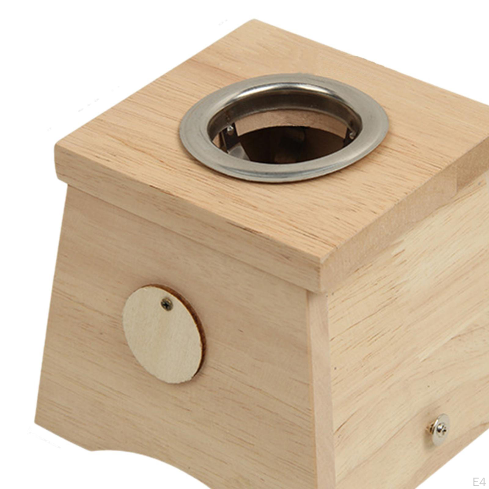 Moxa Box Roller Stick Holder Wood Simple Rustproof MoxiBistration Tool Stickes Burner — фото 7