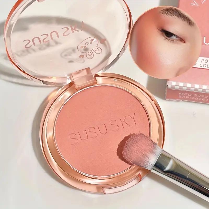 

Однотонные пудровые румяна Non-Puff — слегка высококачественные, со средней степенью покрытия, с естественным финишем, ягодные/розовые/красные оттенки для всех светло-бежевых тонов 03