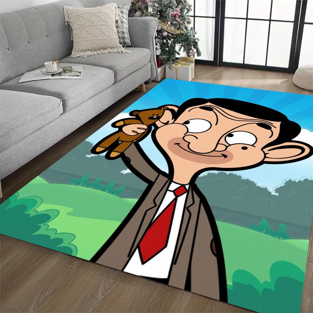 Mr Bean London Trip Carpet Design For Entryway Living Rooms Hallway Study Room Antislip Carpet Decorate Offices Spiritual Gift