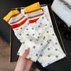 Long Silk Scarf Women's New Small Silk Scarf Printing Simulation Silk Tied Bag Streamer Explosion Sweet Little Scarf