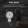 35kg Handheld Spring Scale with Fish Hook & Ruler for Luggage